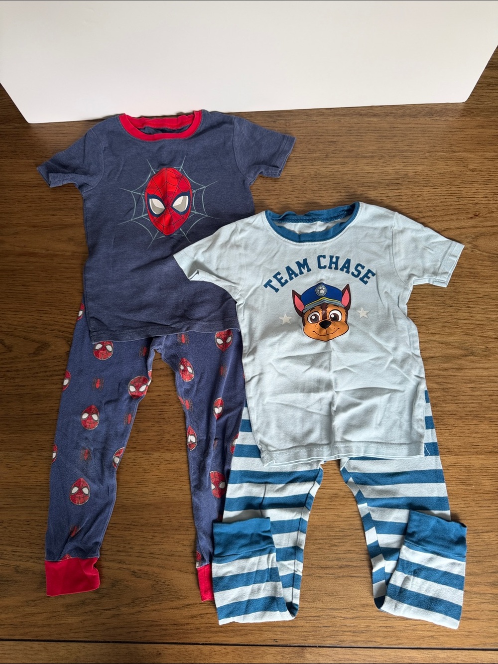 Pack of 2 Carter's Toddler Pajama Sets - Paw Patrol and Spiderman